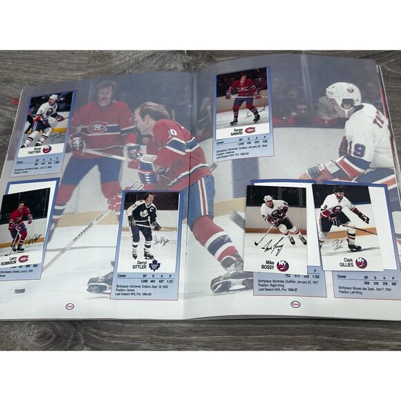 1988-89 ESSO NHL Hockey All Star Collection Complete Album Set Paperback - Picture 5 of 8